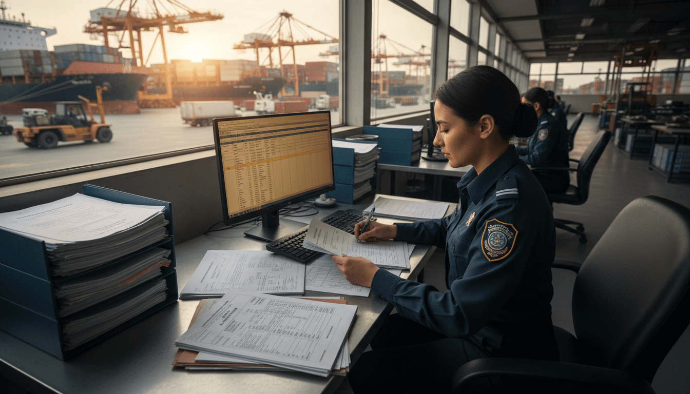 International shipping compliance review